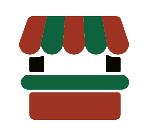 Icon of a farmstand booth