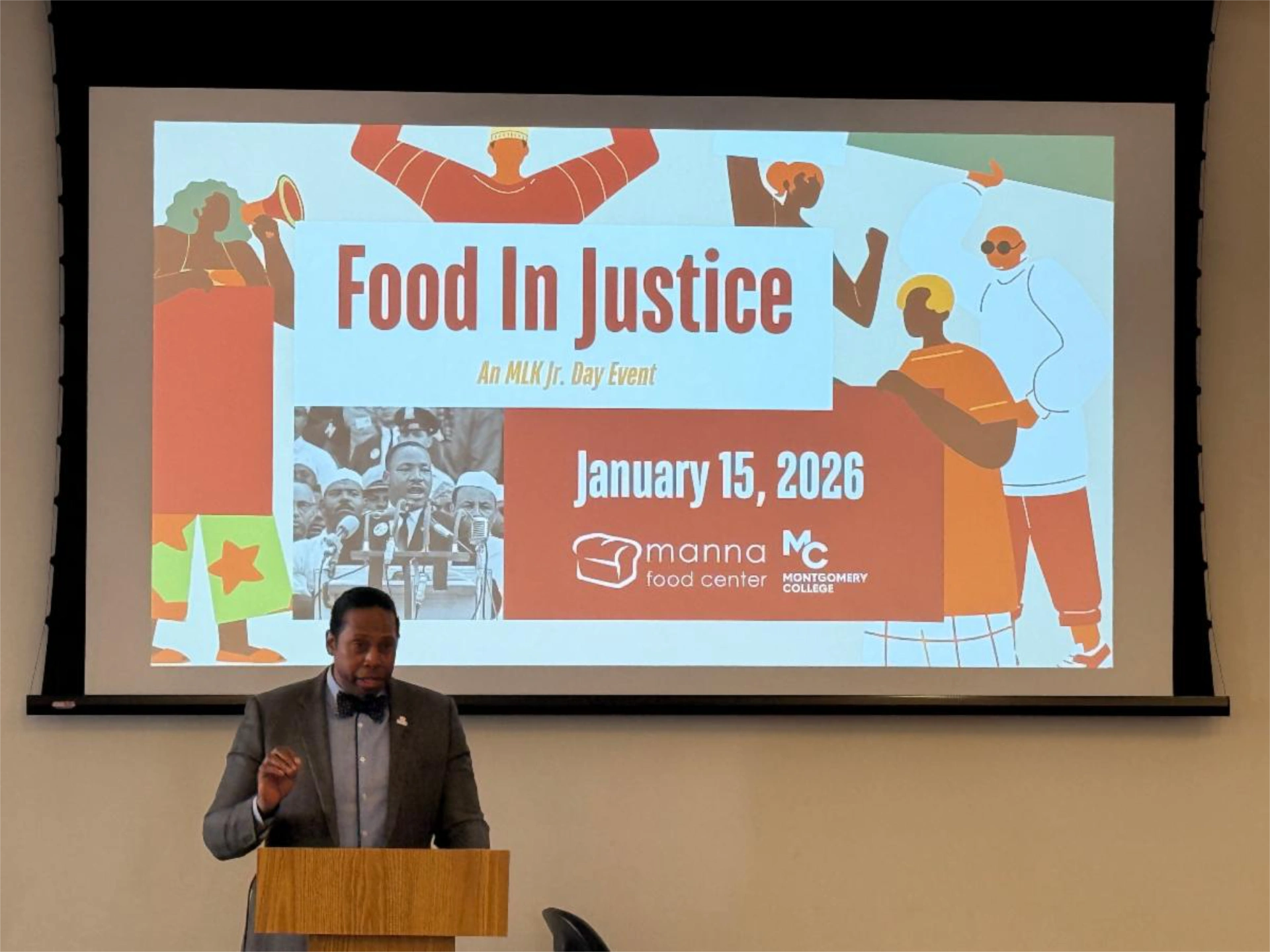 Manna and Montgomery College Rockville partner for Food In Justice event on MLK Day