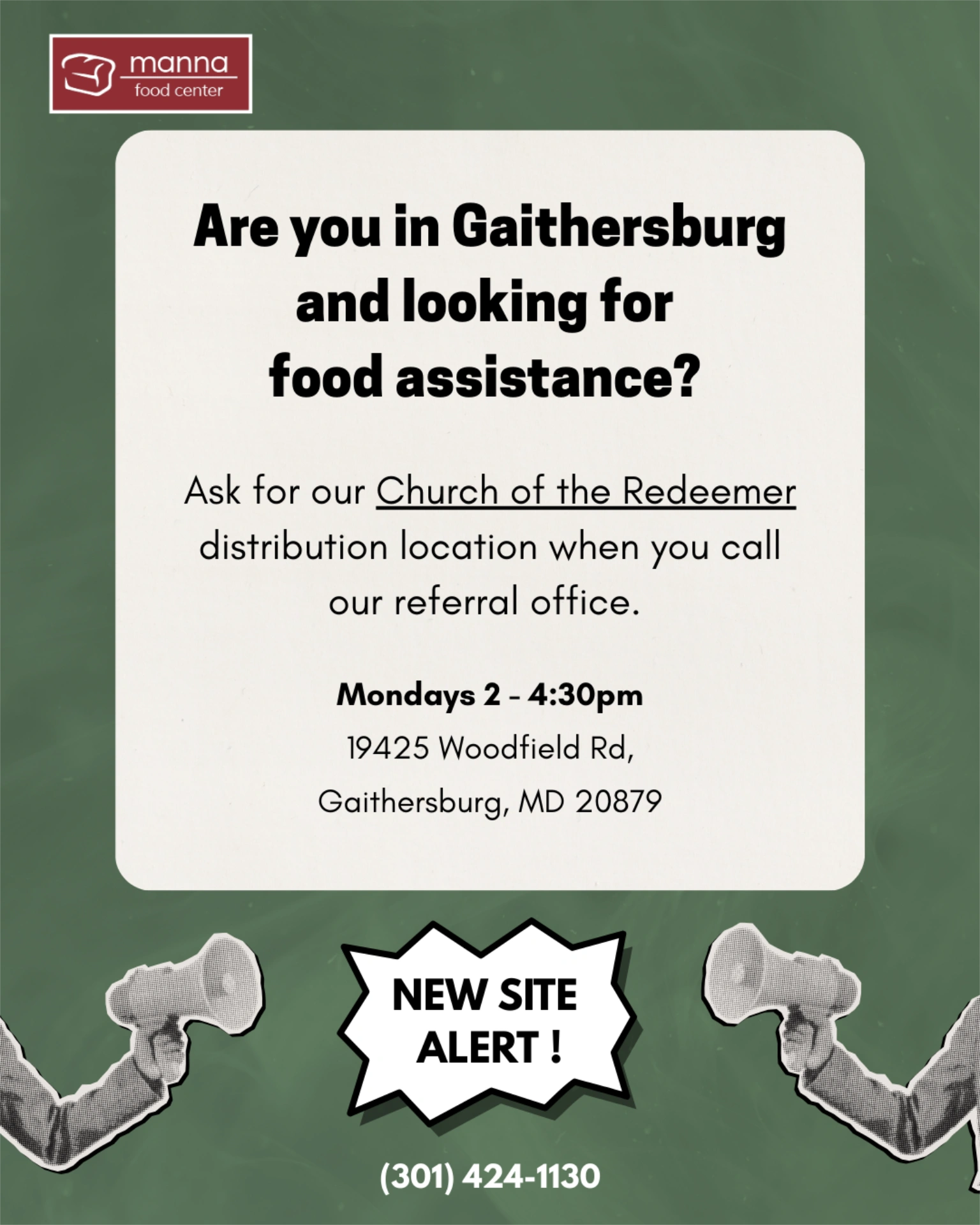 New food distribution location: Church of the Redeemer