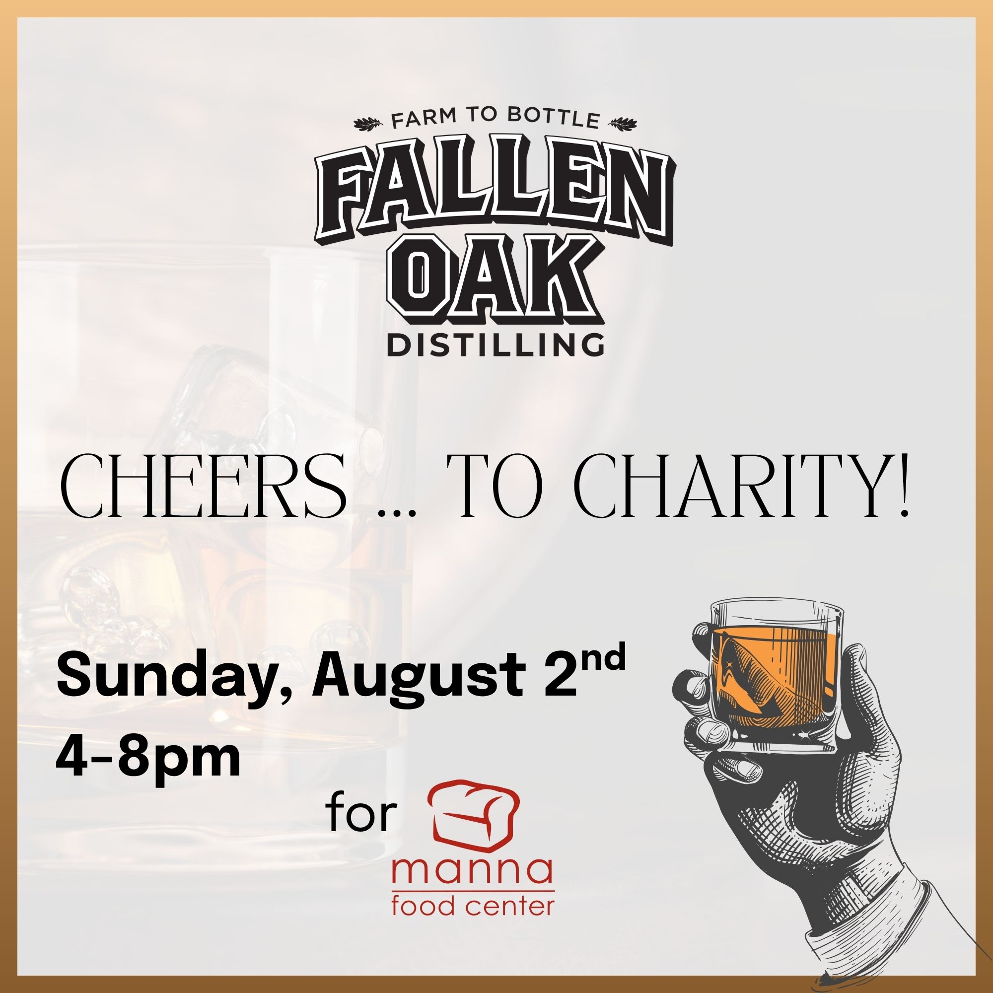 Cheers to Charity at Fallen Oak Distilling
